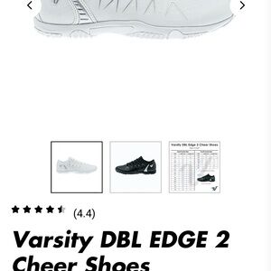 Varsity DBL EDGE 2 Cheer Shoes in White